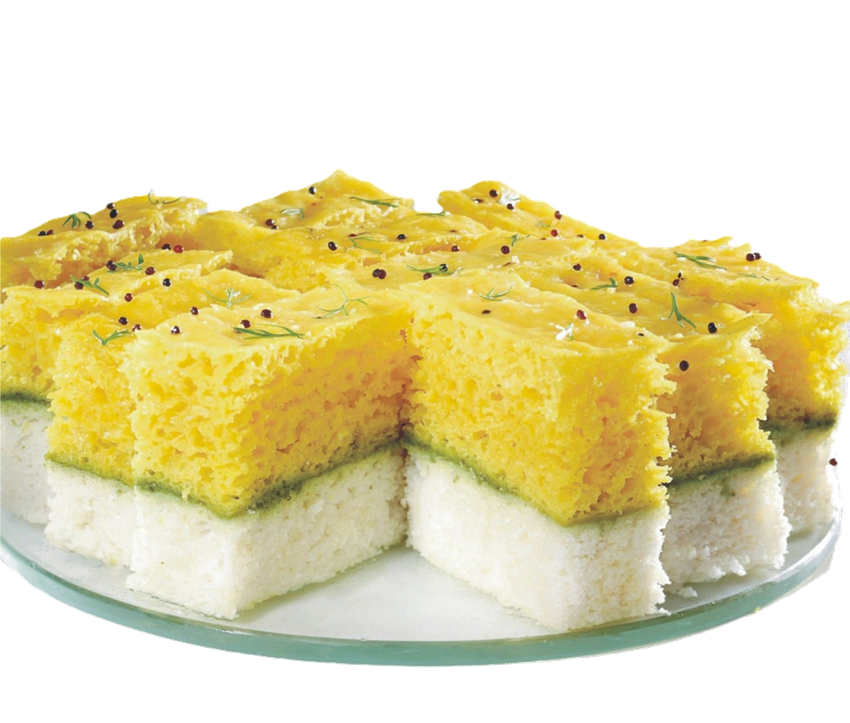Sandwich Dhokla - Made with a fermented batter