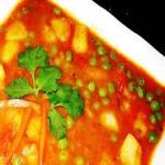 Potato Peas Masala (Aloo Matar)