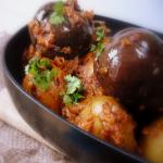Masala Baingan Aloo (Eggplant Potato)