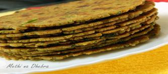 Juwar (sorghum) flour Thepla