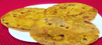 Yellow Masala Roti/Bhakhri