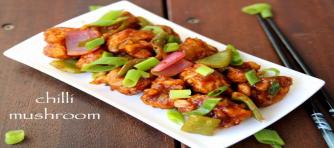 Chilli Mushroom Dry
