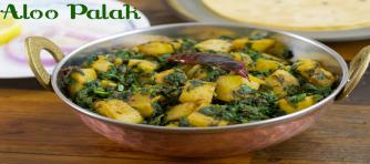 Palak (Spinach) Aloo Dry