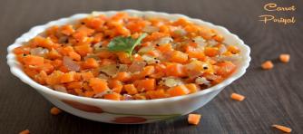 Carrot Poriyal