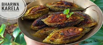 Bharwa/Stuffed Bitter Melon (Karela) Masala