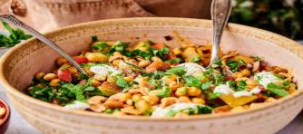 Mixed beans chaat
