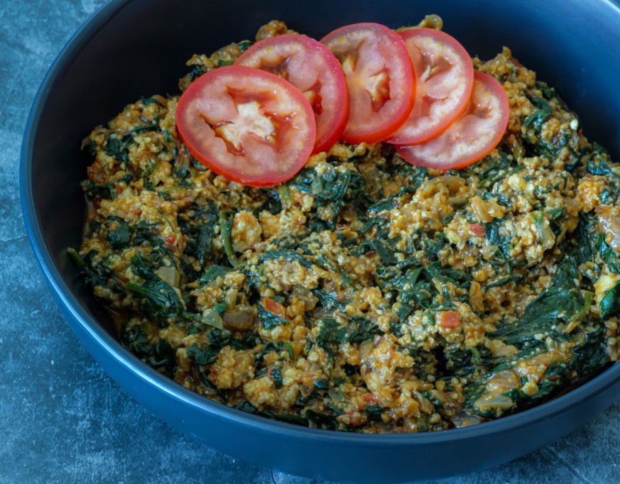 Palak Paneer Bhurji