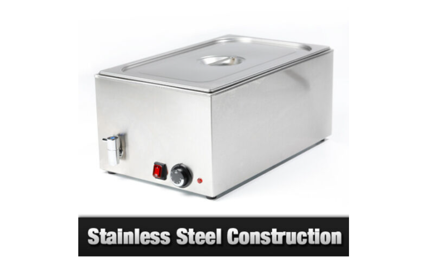 Bain Marie Electric Food Warmer 1 Pots 1/1GN Pan/Tray